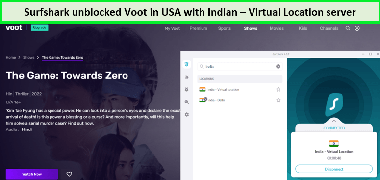surfshark-unblocked-voot-outside-India