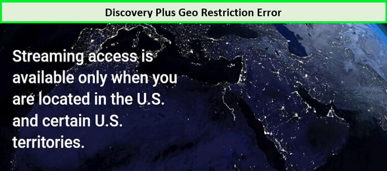  US Discovery Plus geografische beperkingsfout  -  