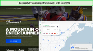 NordVPN-successfully-unblocked-Paramount Plus-outside-US