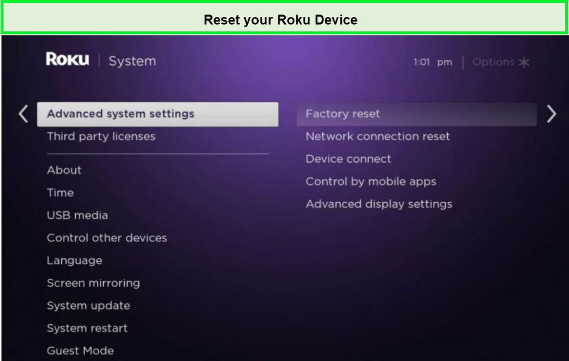 open-advance-settings-on-roku-device-in-India