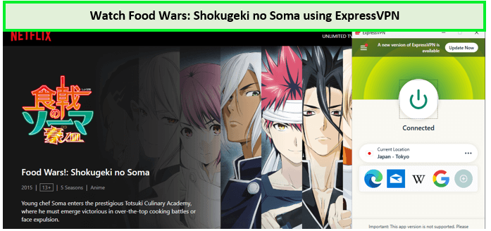 watch-food-wars-with-expressvpn-in Japan