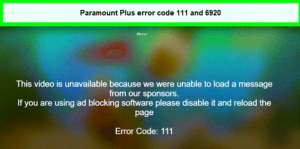 paramount-plus-error-code-111-"in"-New Zealand