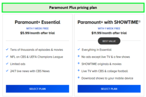 Paramount-Plus-price-plan-in Japan