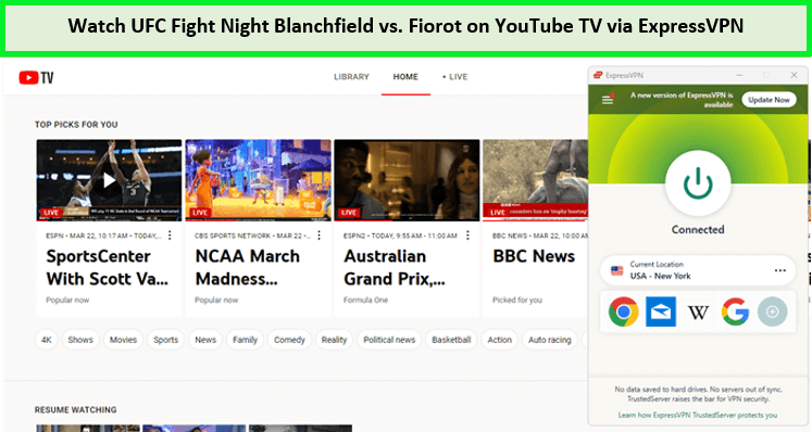 Watch-UFC-Fight-Night-Blanchfield-vs-Fiorot-outside-USA-on-YouTube-TV-with-ExpressVPN