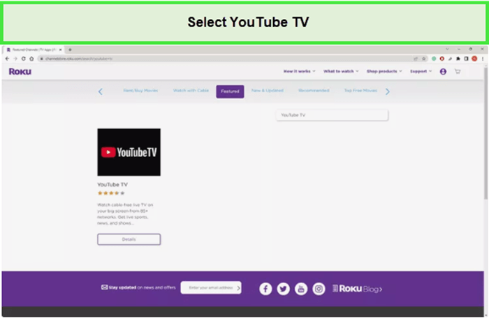 How to Install & Watch YouTube TV on Roku in UAE