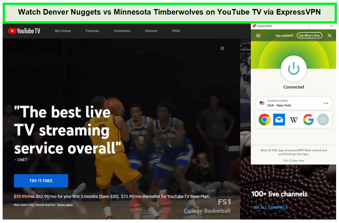 Watch-Denver-Nuggets-vs-Minnesota-Timberwolves-in-India-on-YouTube-TV-via-ExpressVPN