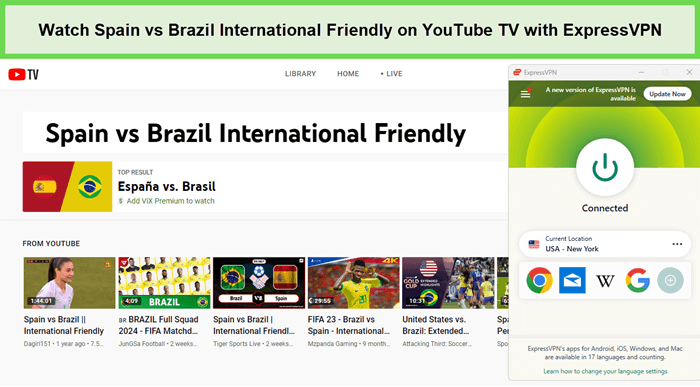 Watch-Spain-vs-Brazil-International-Friendly-in-UK-on-YouTube-TV-with-ExpressVPN