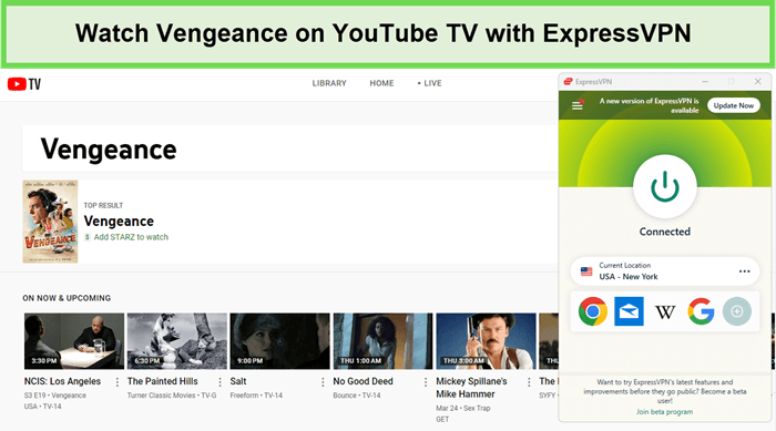 Watch-Vengeance-in-Australia-on-YouTube-TV-with-ExpressVPN