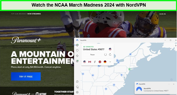  Guarda il March Madness NCAA 2024.  -  con NordVPN 