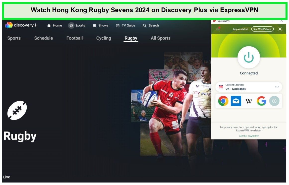  Guarda-Hong-Kong-Rugby-Sevens-2024- in - Italia -su-Discovery-Plus-tramite-ExpressVPN 