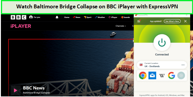  Regardez le pont de Baltimore s'effondrer. in - France -Sur-BBC-iPlayer -Sur BBC iPlayer 