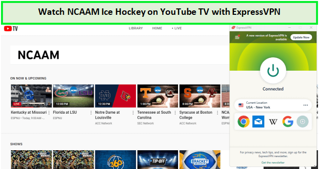 Watch-NCAAM-Ice-Hockey-in-Canada-on-YouTube-TV-with-ExpressVPN