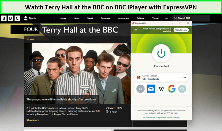  ExpressVPN desbloqueado - Terry Hall en la BBC -  -  -en la BBC iPlayer 