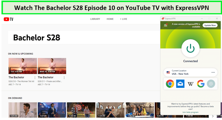 expressvpn-unblocked-the-bachelor-s28-episode-10-on-youtube-tv-in-Australia