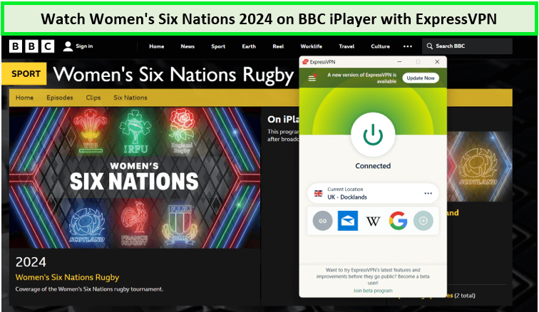 ExpressVPN - ontgrendelde vrouwen Six Nations 2024 -  -  -op BBC iPlayer -op BBC iPlayer 