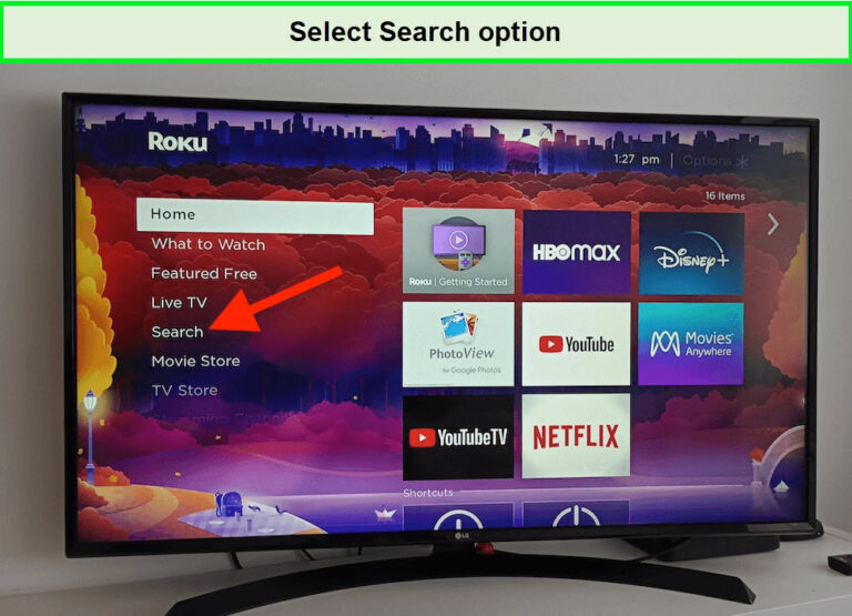 open-search-bar-on-roku-in-Canada