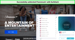 successfully-unblocked-paramount-with-surfshark.