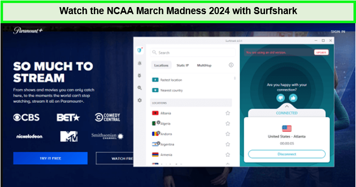  Schau dir den NCAA-March-Madness-2024 an.  -  -mit-Surfshark 