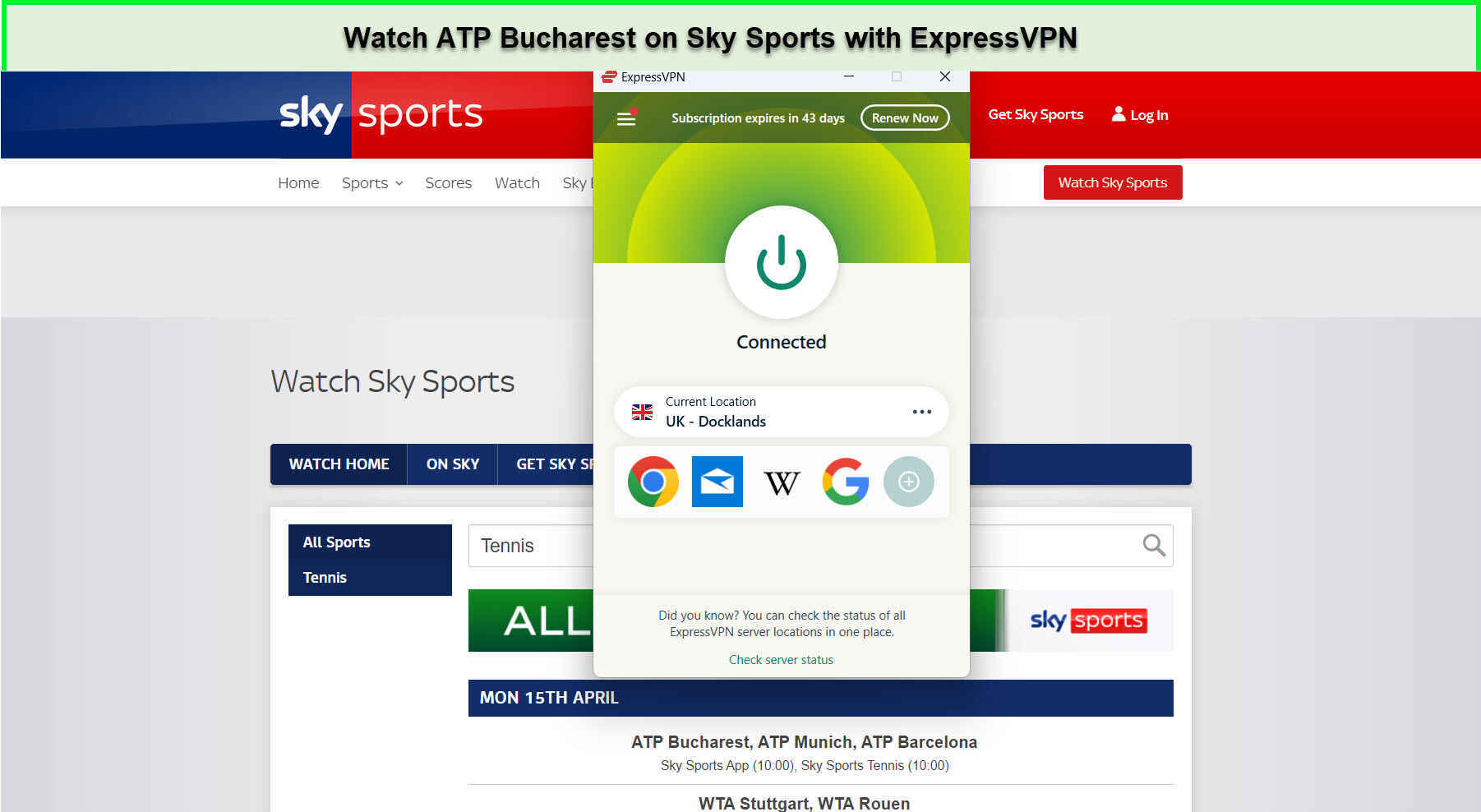 Watch-ATP-Bucharest--on-Sky-Sports-with-ExpressVPN