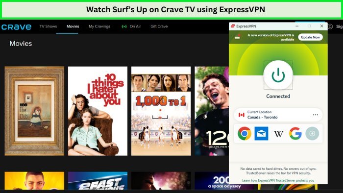 Watch Surf’s Up   on Crave TV with ExpressVPN