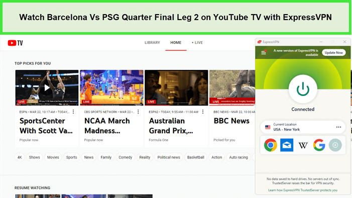 Watch-Barcelona-Vs-PSG-Quarter-Final-Leg-2-in-Canada-on-YouTube-TV-with-ExpressVPN