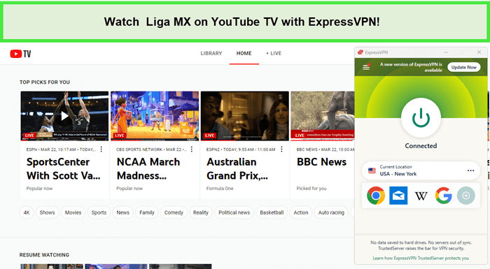 Watch-Liga-MX-in-India-on-YouTube-TV-with-ExpressVPN