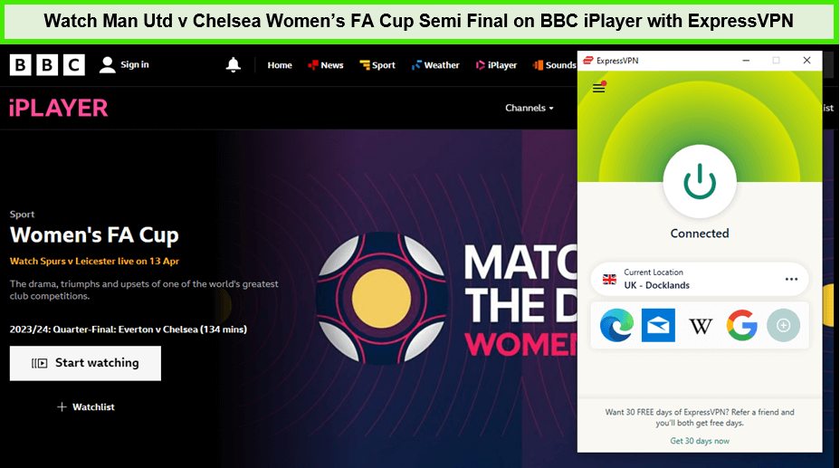 Watch-Man-Utd-v-Chelsea-Womens- FA-Cup-Semi-Final---with-ExpressVPN