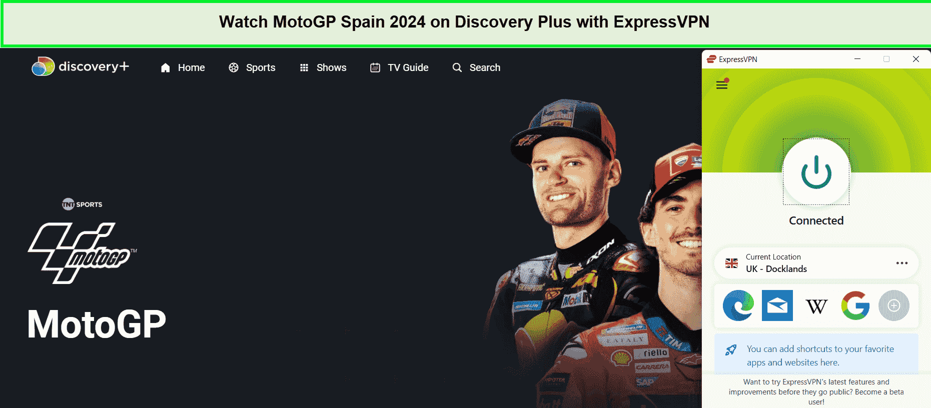 Watch-MotoGP-Spain-2024-in-India]-on-Discovery-Plus-with-ExpressVPN!
