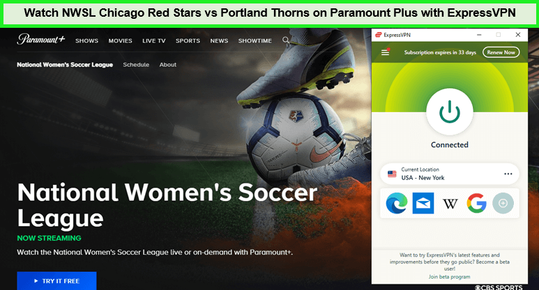 Watch-NWSL-Chicago-Red-Stars- vs-Portland -Thorns---with-ExpressVPN