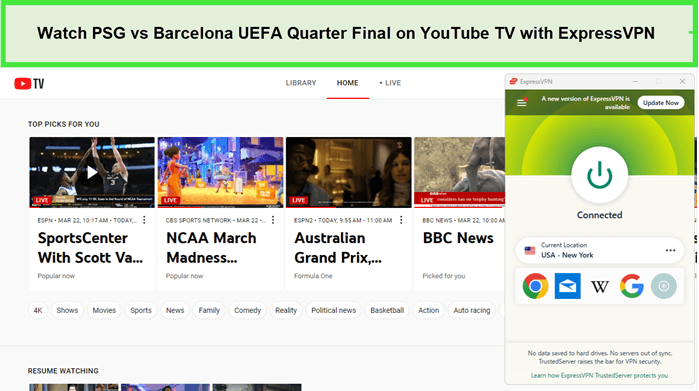 Watch-PSG-vs-Barcelona-UEFA-Quarter-Final-in-Italy-on-YouTube-TV-with-ExpressVPN