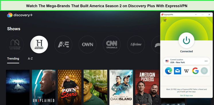 watch-the-mega-brands-that-built-america-season-2-in-South Korea]-on-discovery-plus-with-expressvpn