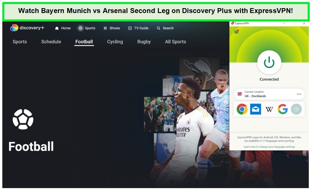 Watch-Bayern-Munich-vs-Arsenal-Second-Leg-in-Australia-on-Discovery-Plus-with-ExpressVPN!