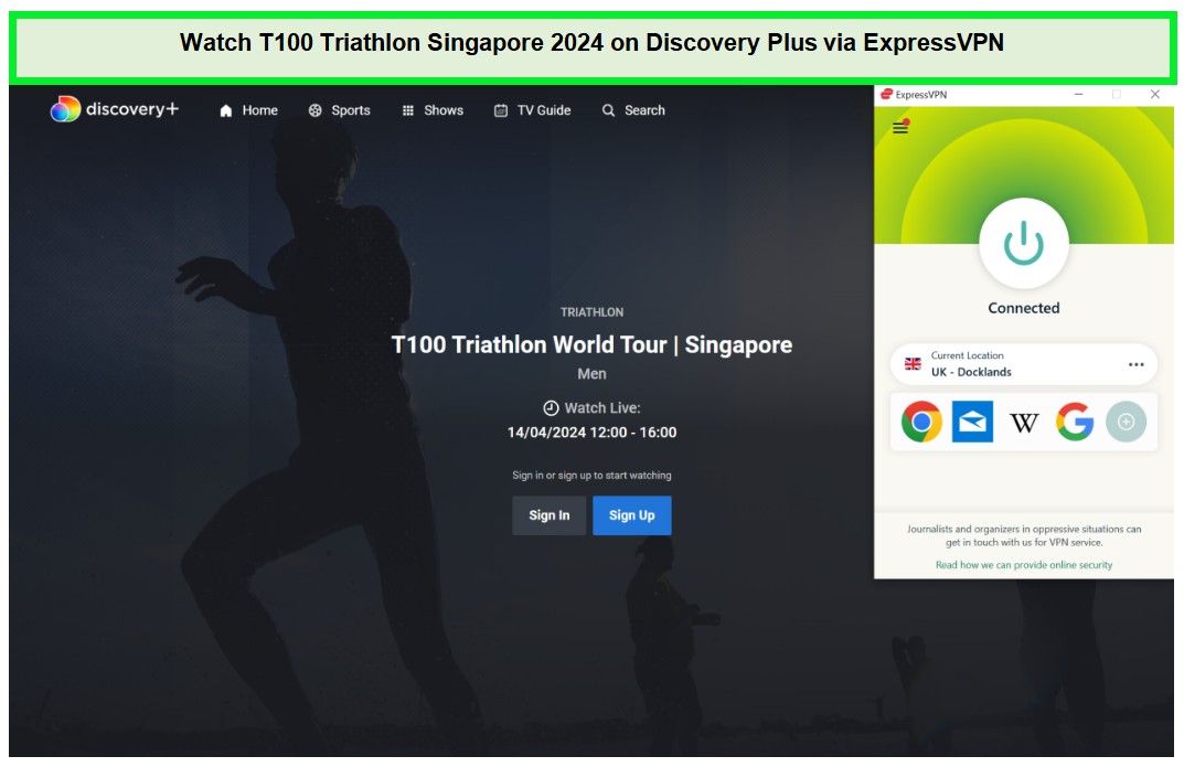 Watch T100 Triathlon Singapore 2024 in Hong Kong on Discovery Plus