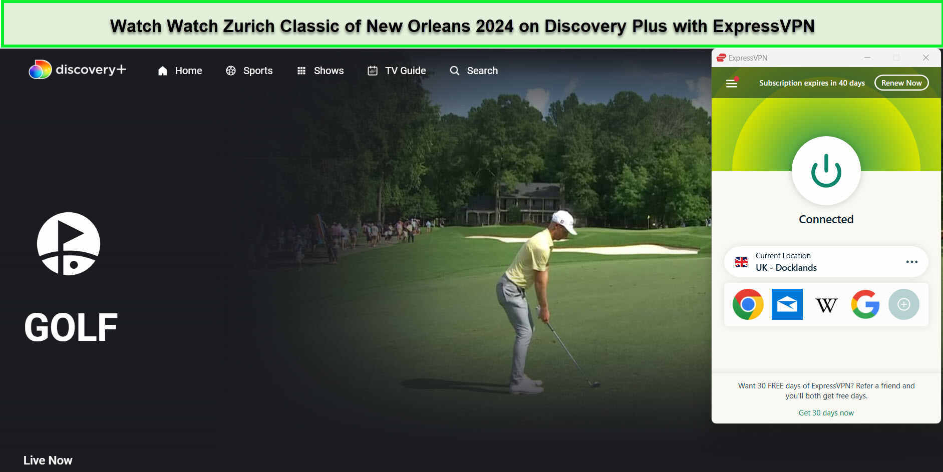 Watch-Zurich-Classic-of-New-Orleans-2024-in-New Zealand-On-Discovery-Plus-with-ExpressVPN