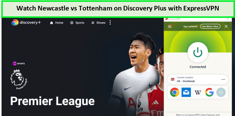 Watch-Newcastle-vs-Tottenham-in-South Korea-on-Discovery-Plus-with-ExpressVPN