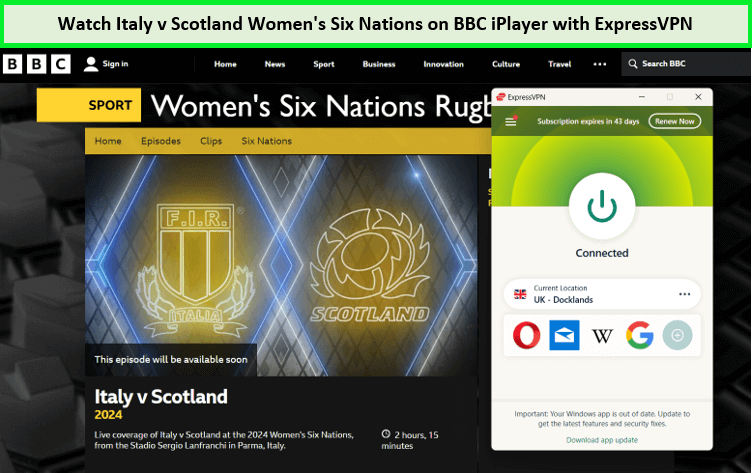 expressvpn-unblocked-italy-v-scotland-women-six-nations-on-bbc-iplayer--