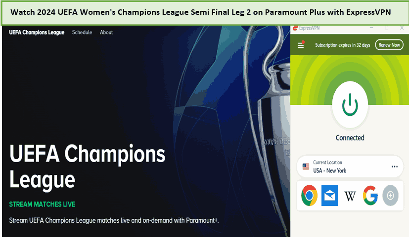 Watch 2024 UEFA Women's Champions League Semi Final Leg 2  -with-expressvpn