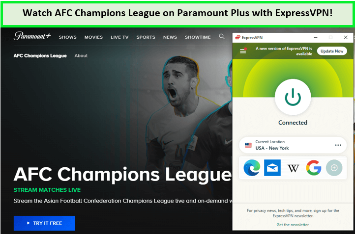  schau dir die AFC Champions League an in - Deutschland -auf-paramount-plus -auf Paramount Plus 