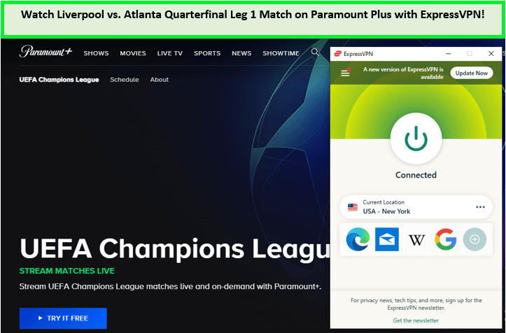 watch-liverpool-vs-atlanta-quarterfinal-leg-1-match-in-France-on-paramount-plus