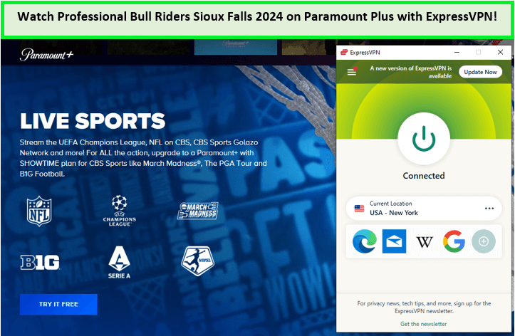  Bekijk professionele stierenrijders in Sioux Falls in 2024. in - Nederland -op Paramount Plus -op Paramount Plus 